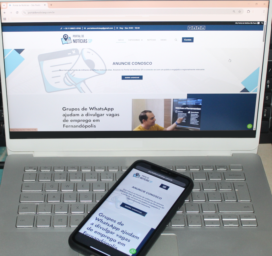 Novo portal de notícias chega para fortalecer a informação em Fernandópolis