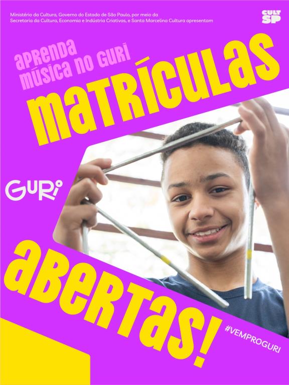 Últimos dias: inscrições para o Projeto Guri terminam dia 13